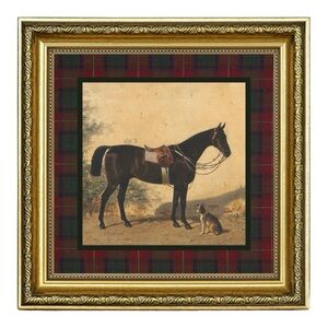 Framed Vintage Equestrian Art